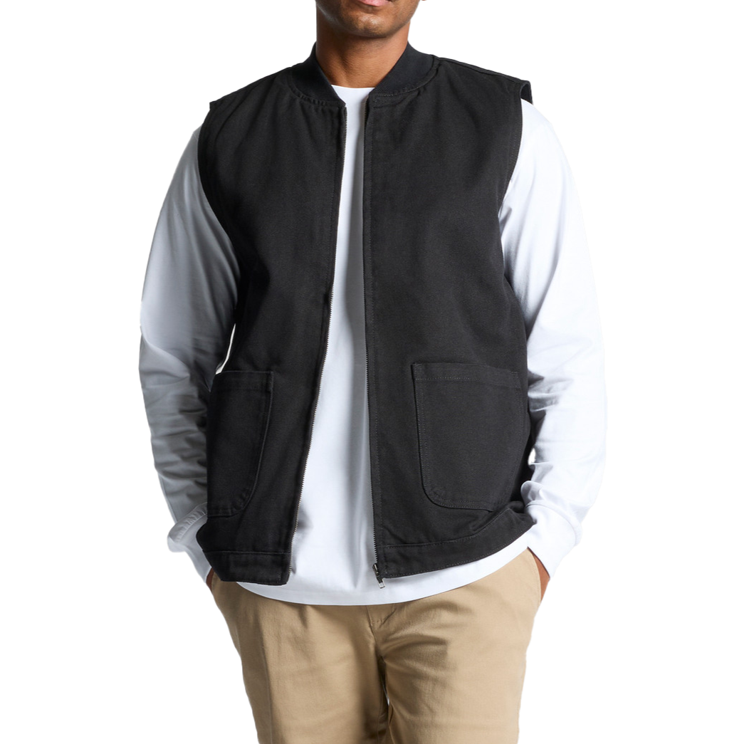 COTTON CANVAS VEST