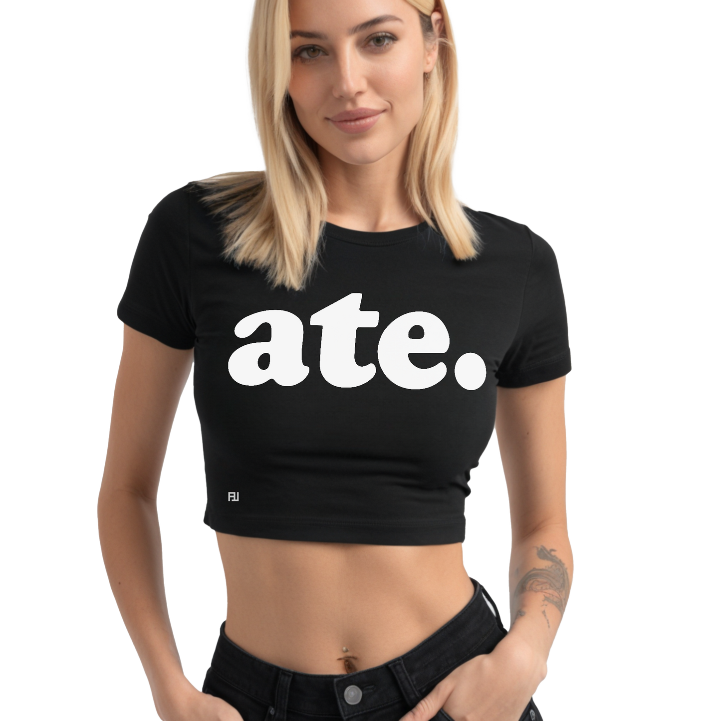 FITTED CROPPED TEE