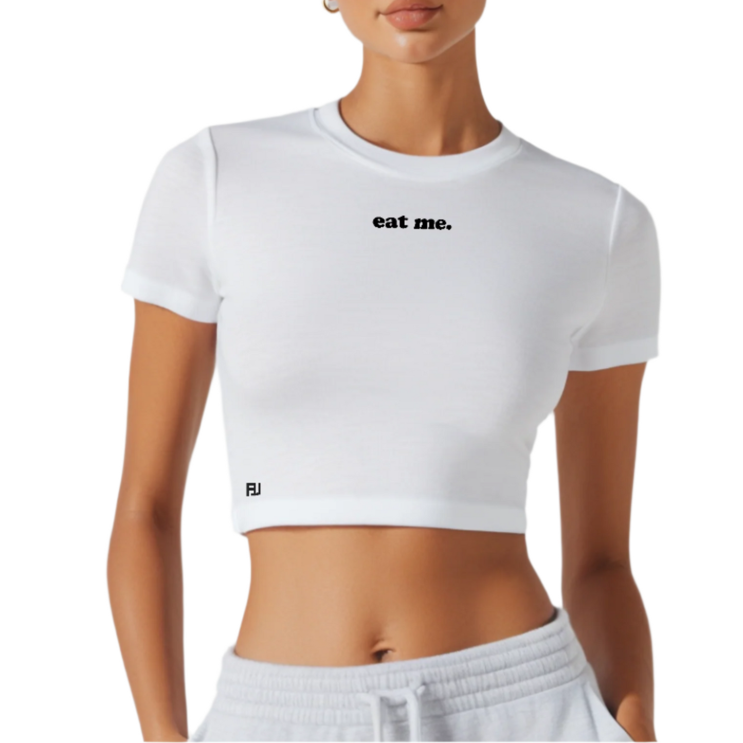 FITTED CROPPED TEE